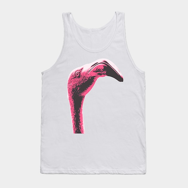 Funny Flamingo Tank Top by boholoc0